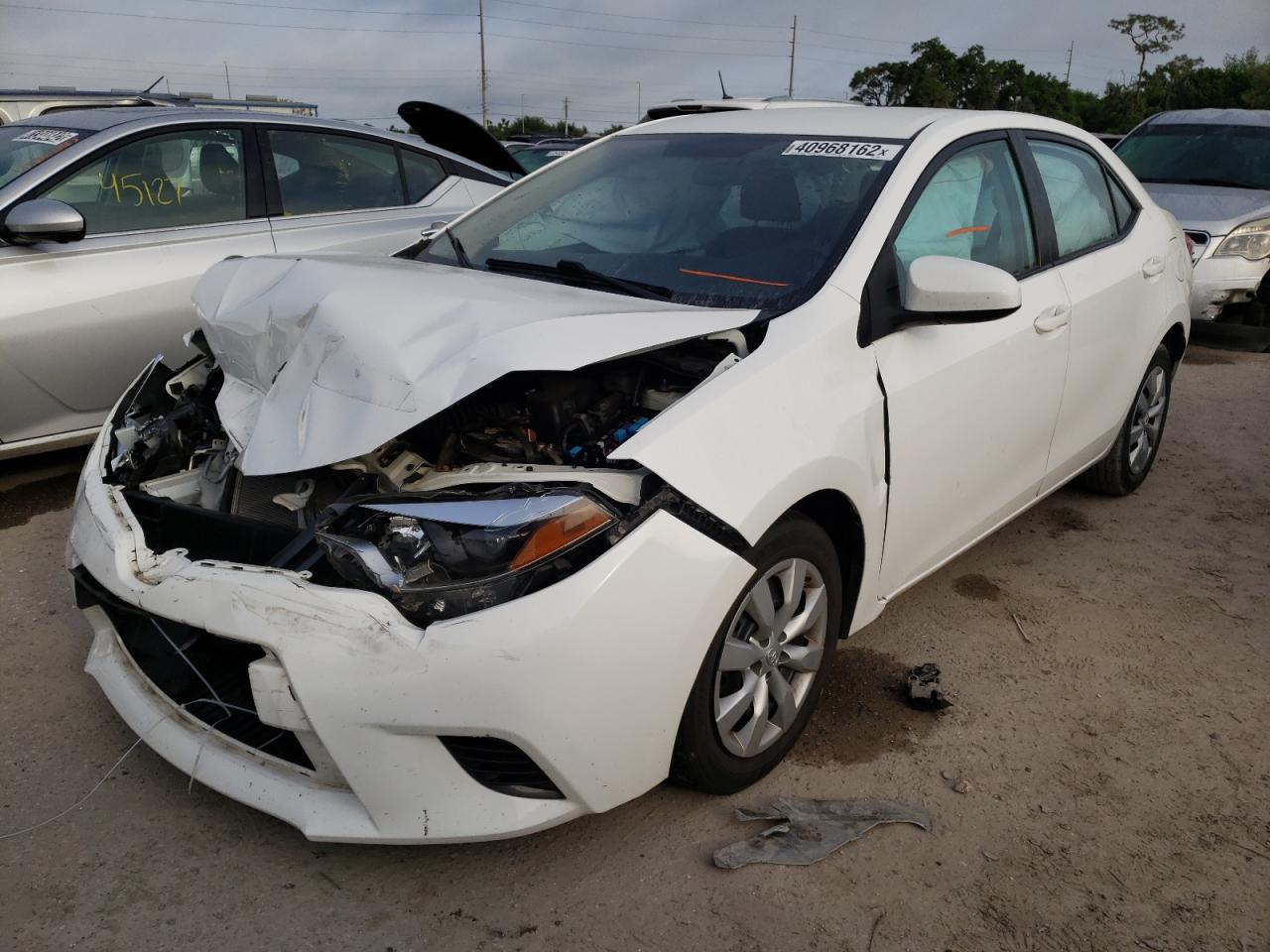 Photo 2 from auction – 2015 TOYOTA COROLLA L with VIN 2T1BURHE2FC272632
