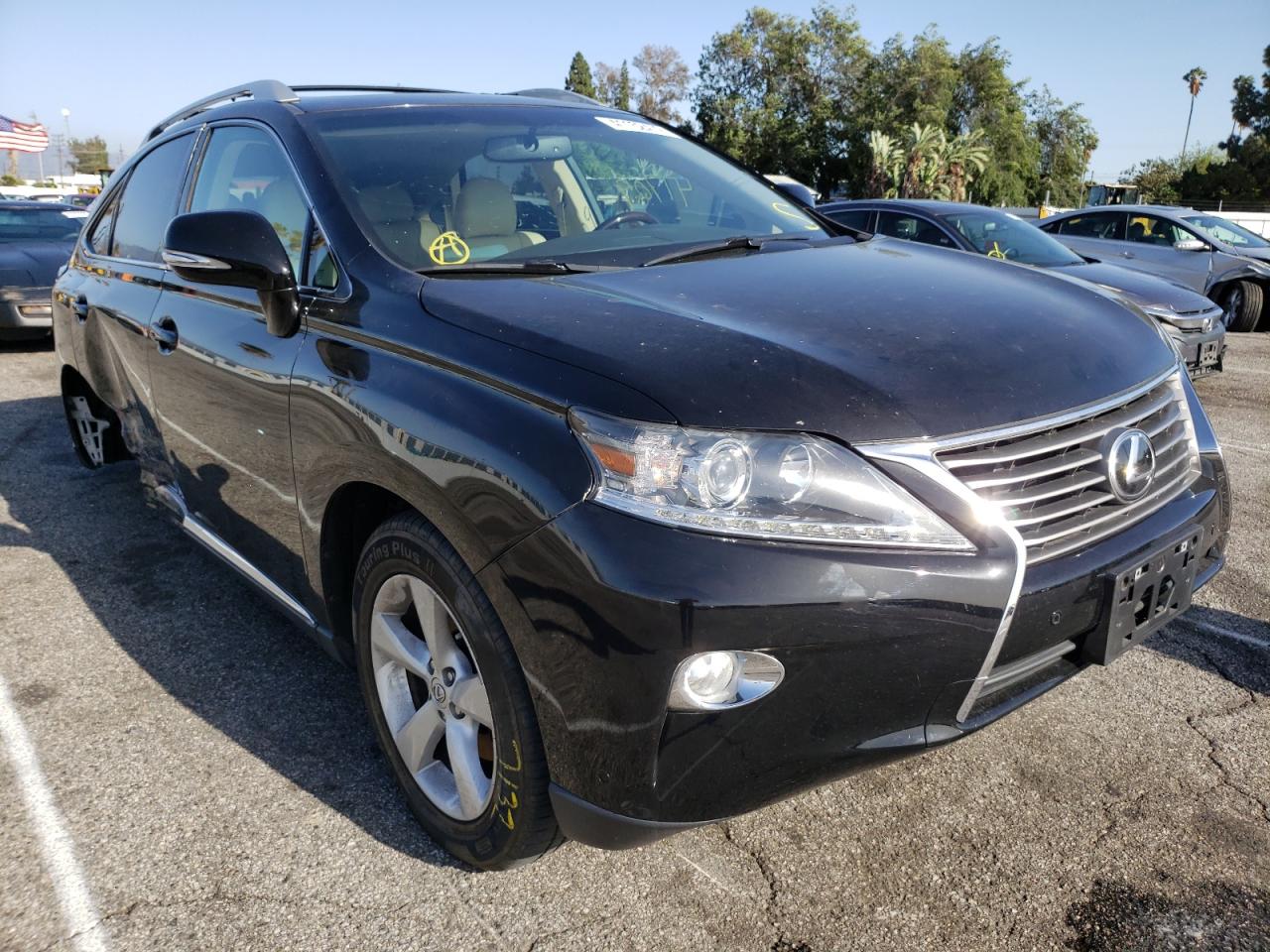 LEXUS RX 350 2015 with VIN 2T2ZK1BA0FC186209 - Photo from auction
