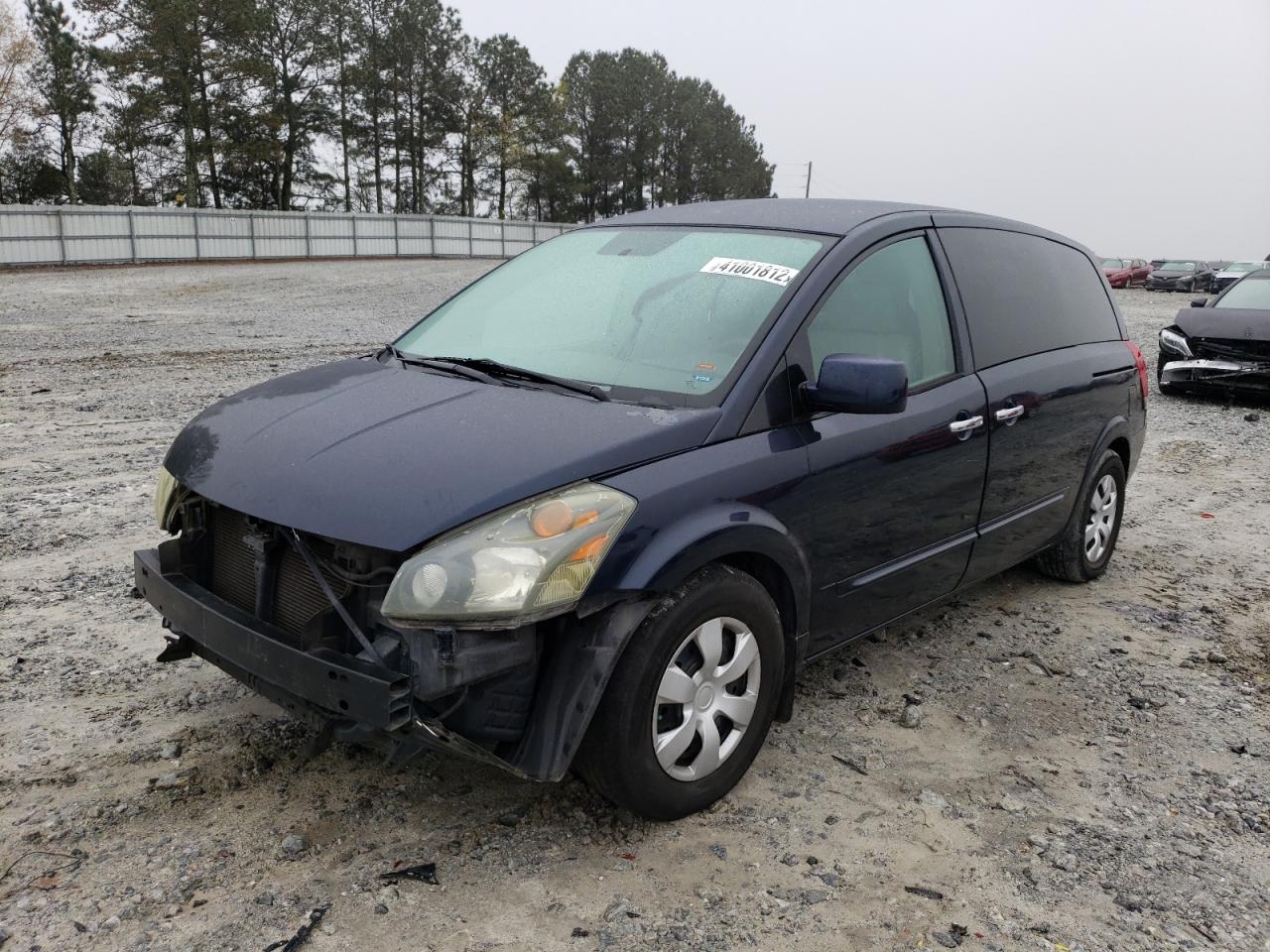 Photo 2 from auction – 2007 NISSAN QUEST S with VIN 5N1BV28U67N112565