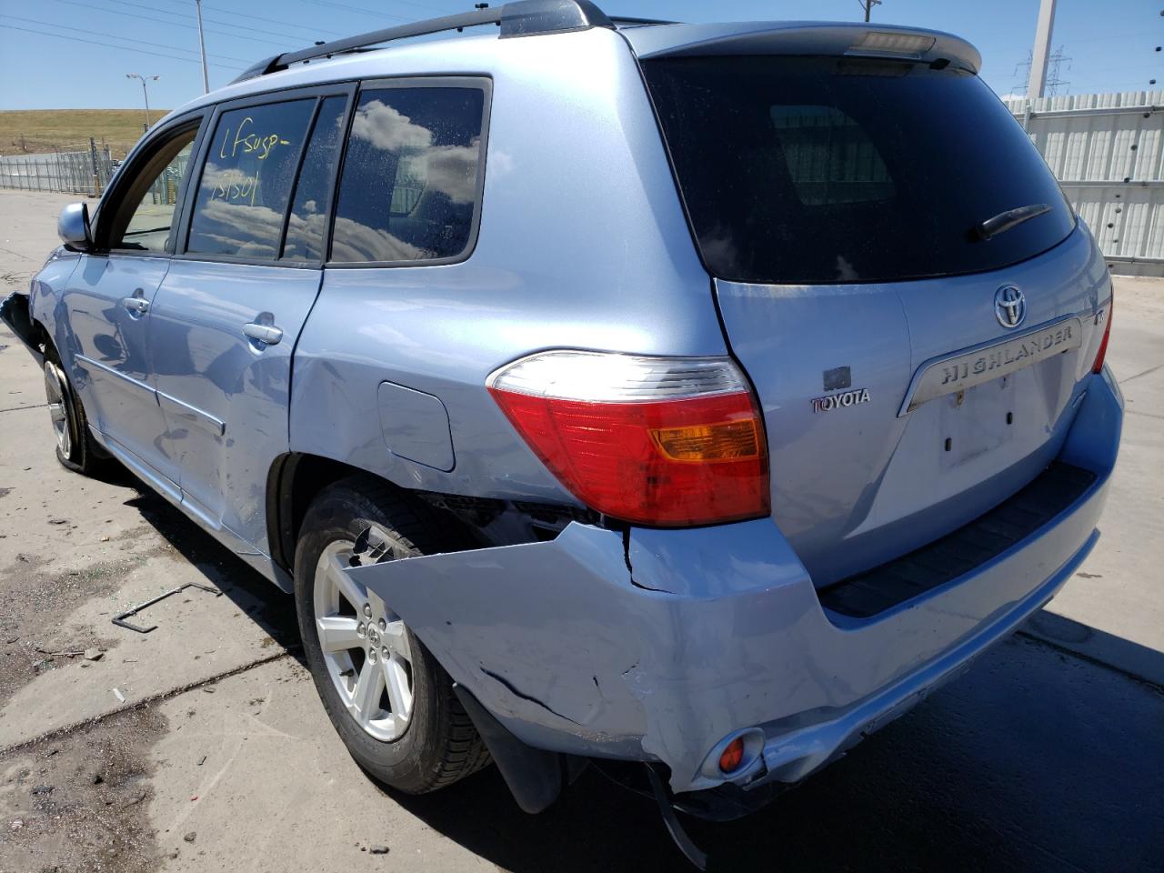 Photo 3 from auction – 2008 TOYOTA HIGHLANDER with VIN JTEES41A482009701