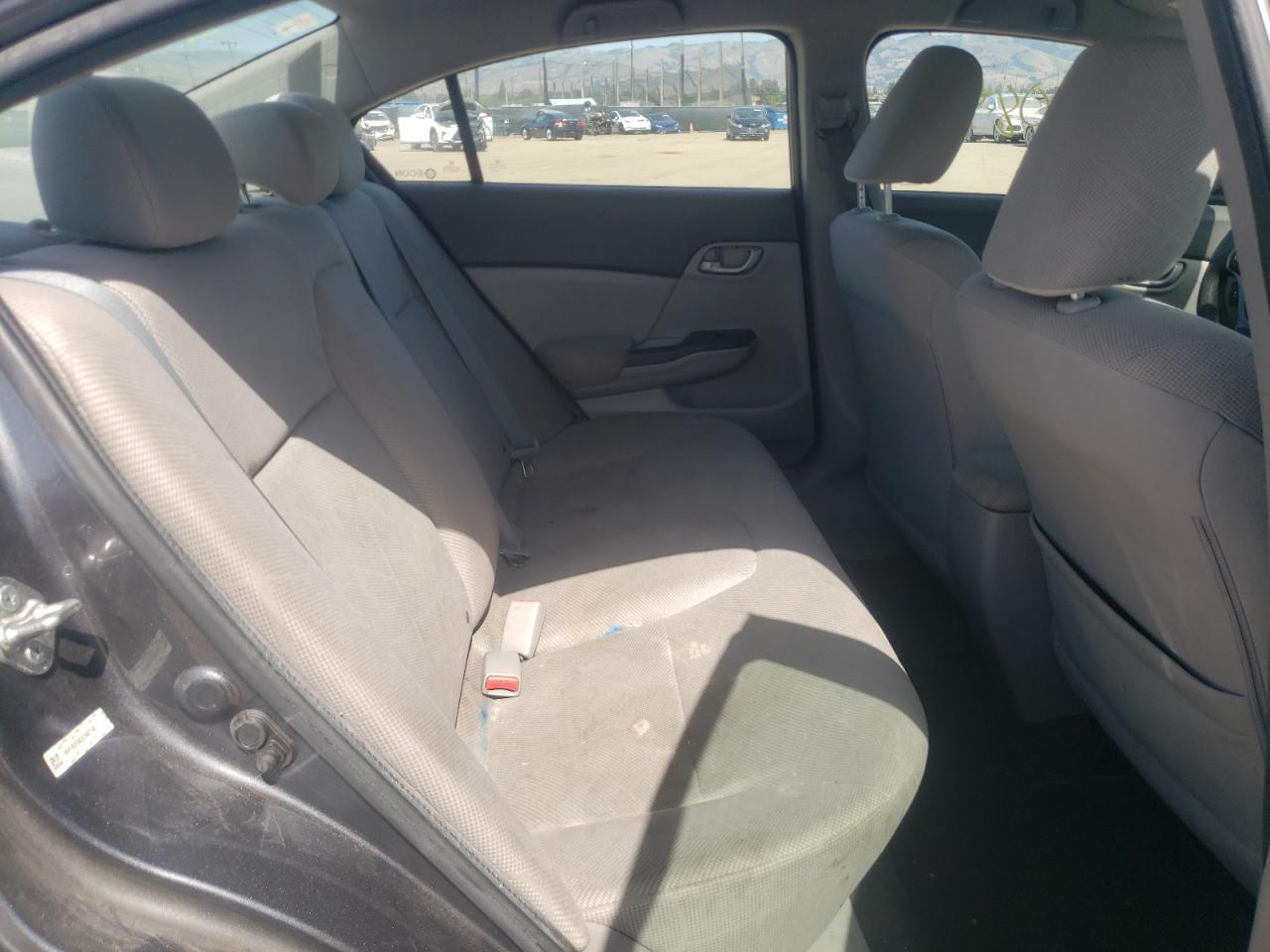 Photo 6 from auction – 2012 HONDA CIVIC LX with VIN 19XFB2F52CE362748