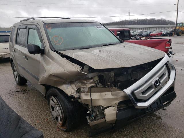 HONDA PILOT LX 2011 with VIN 5FNYF3H23BB036617 - Photo from auction