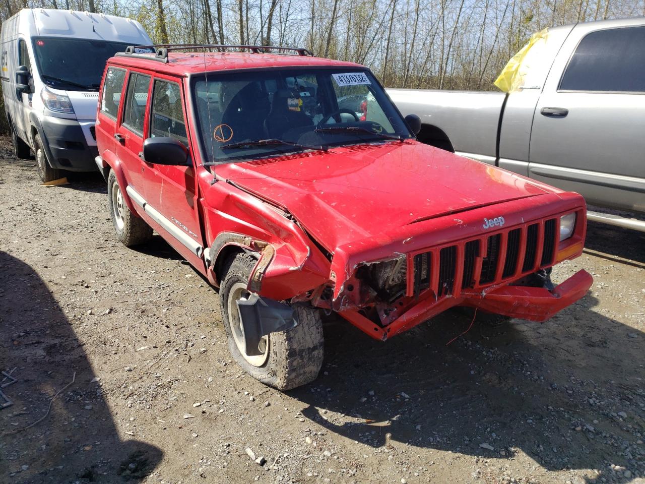 JEEP CHEROKEE S 2000 con VIN 1J4FF48S7YL270336 - Foto de la subasta