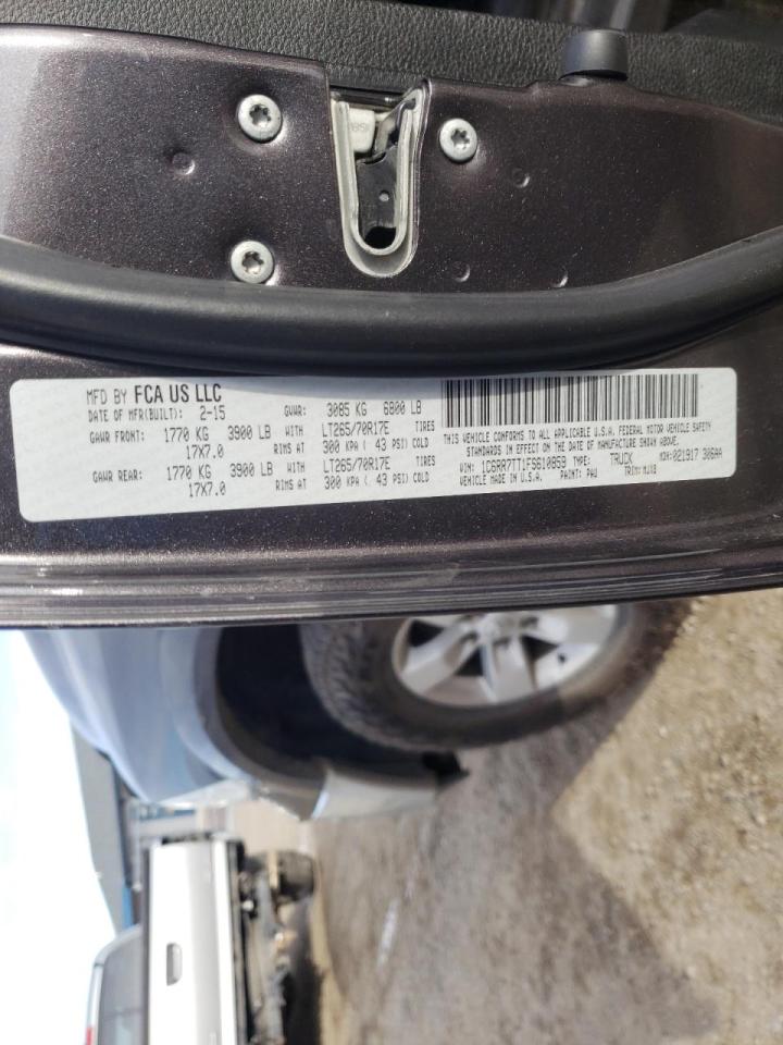 Photo 10 from auction – 2015 RAM 1500 SLT with VIN 1C6RR7TT1FS610859