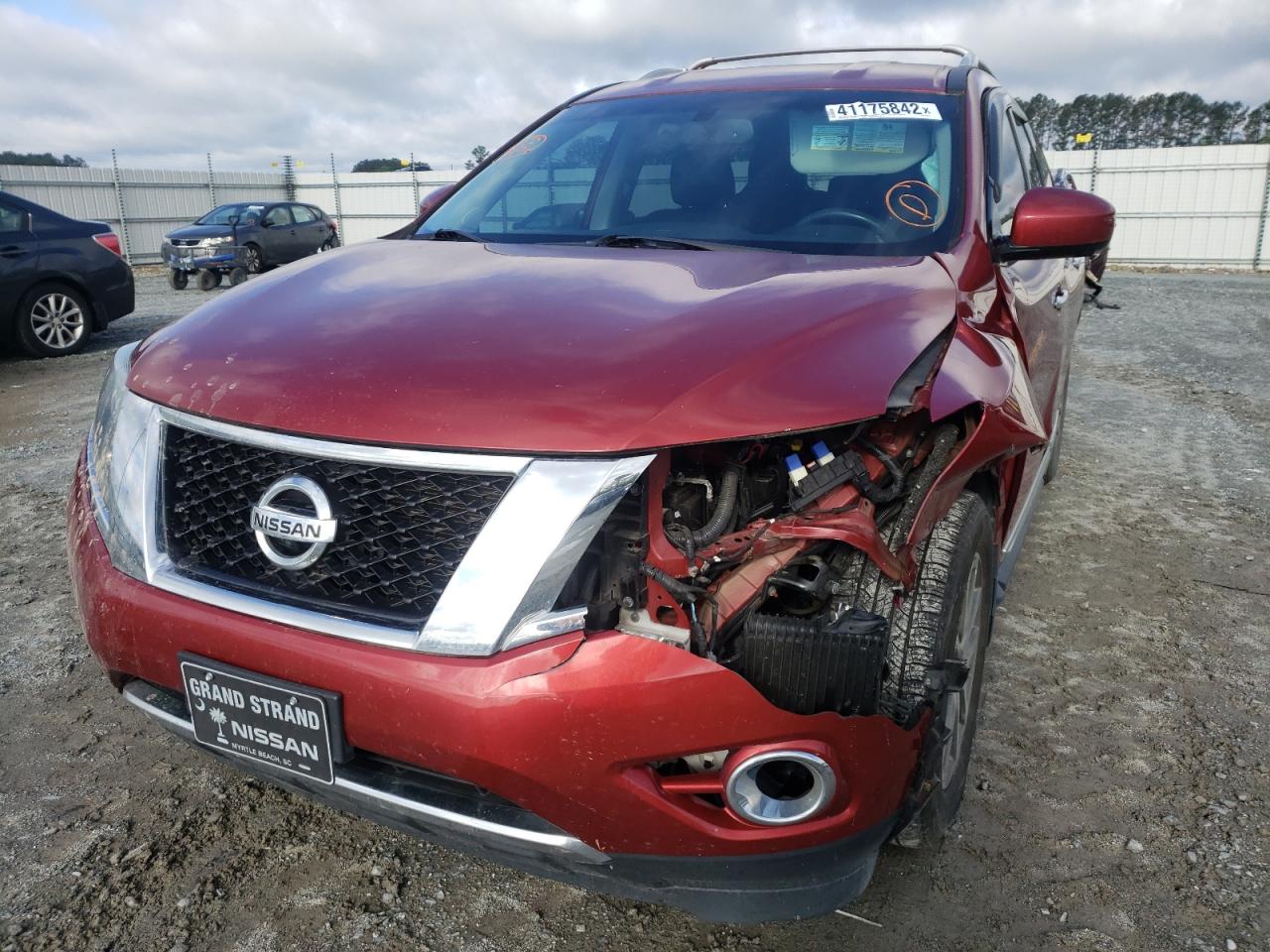 Photo 9 from auction – 2016 NISSAN PATHFINDER with VIN 5N1AR2MM0GC630513