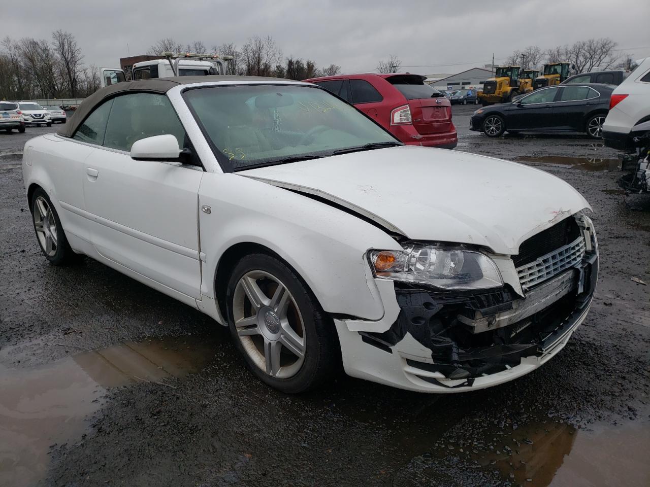 AUDI A4 2.0T CA 2007 with VIN WAUAF48H47K032434 - Photo from auction