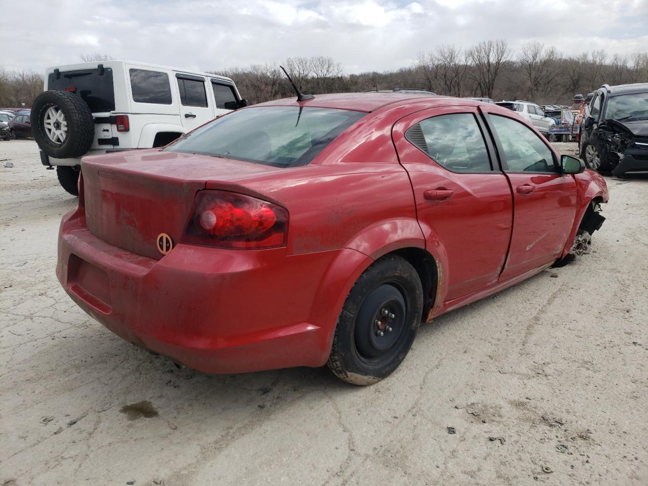 Photo 4 from auction – 2013 DODGE AVENGER SE with VIN 1C3CDZAB9DN741945