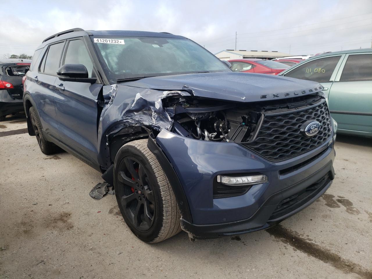 FORD EXPLORER S 2021 with VIN 1FM5K8GC8MGC11485 - Photo from auction