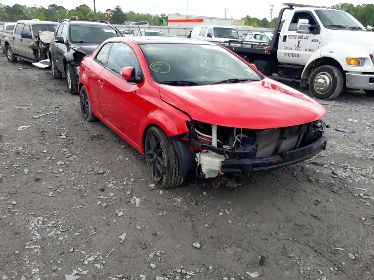 KIA FORTE SX 2010 with VIN KNAFW6A3XA5121799 - Photo from auction