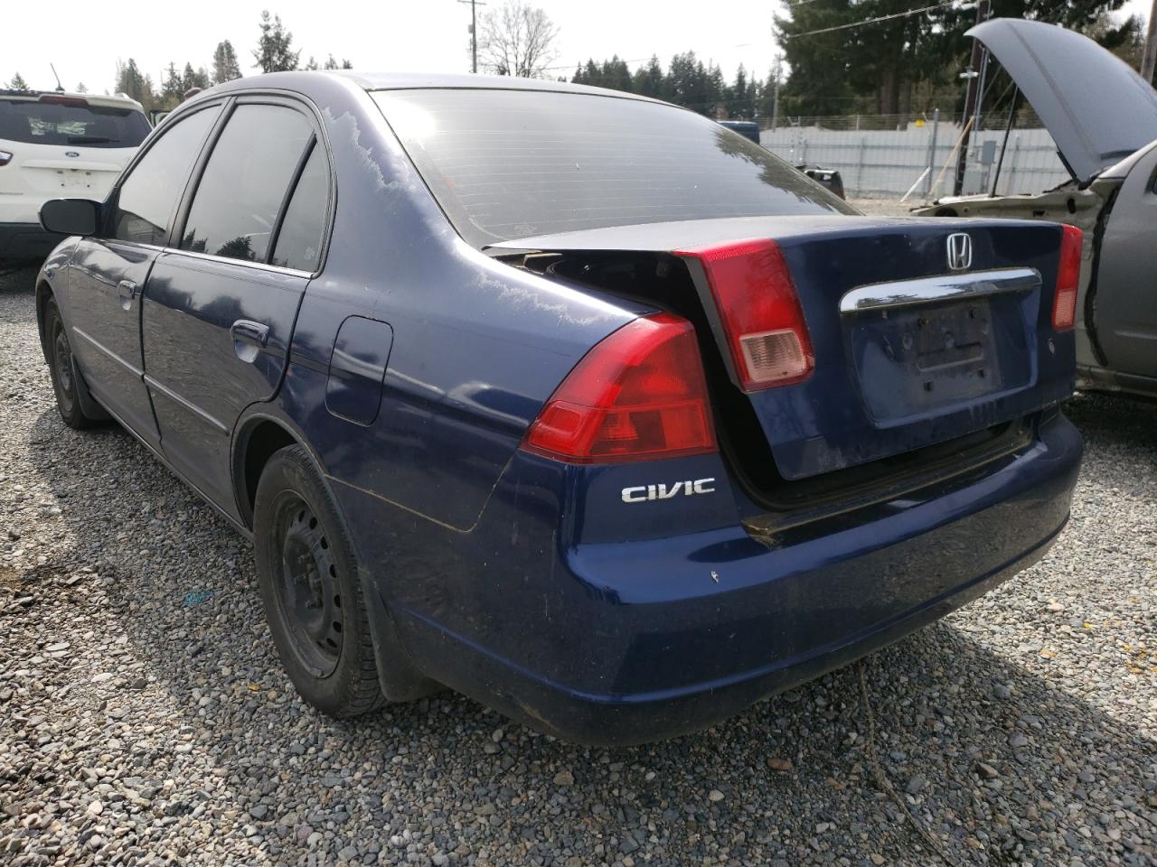 Photo 3 from auction – 2002 HONDA CIVIC EX with VIN 2HGES25712H554214