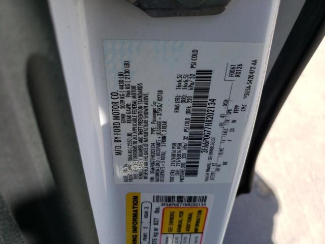 Photo 10 from auction – 2017 FORD FUSION S with VIN 3FA6P0G77HR202134