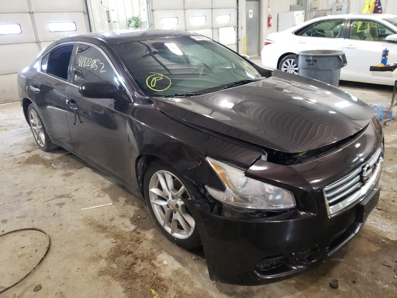 NISSAN MAXIMA S 2013 with VIN 1N4AA5AP5DC838643 - Photo from auction