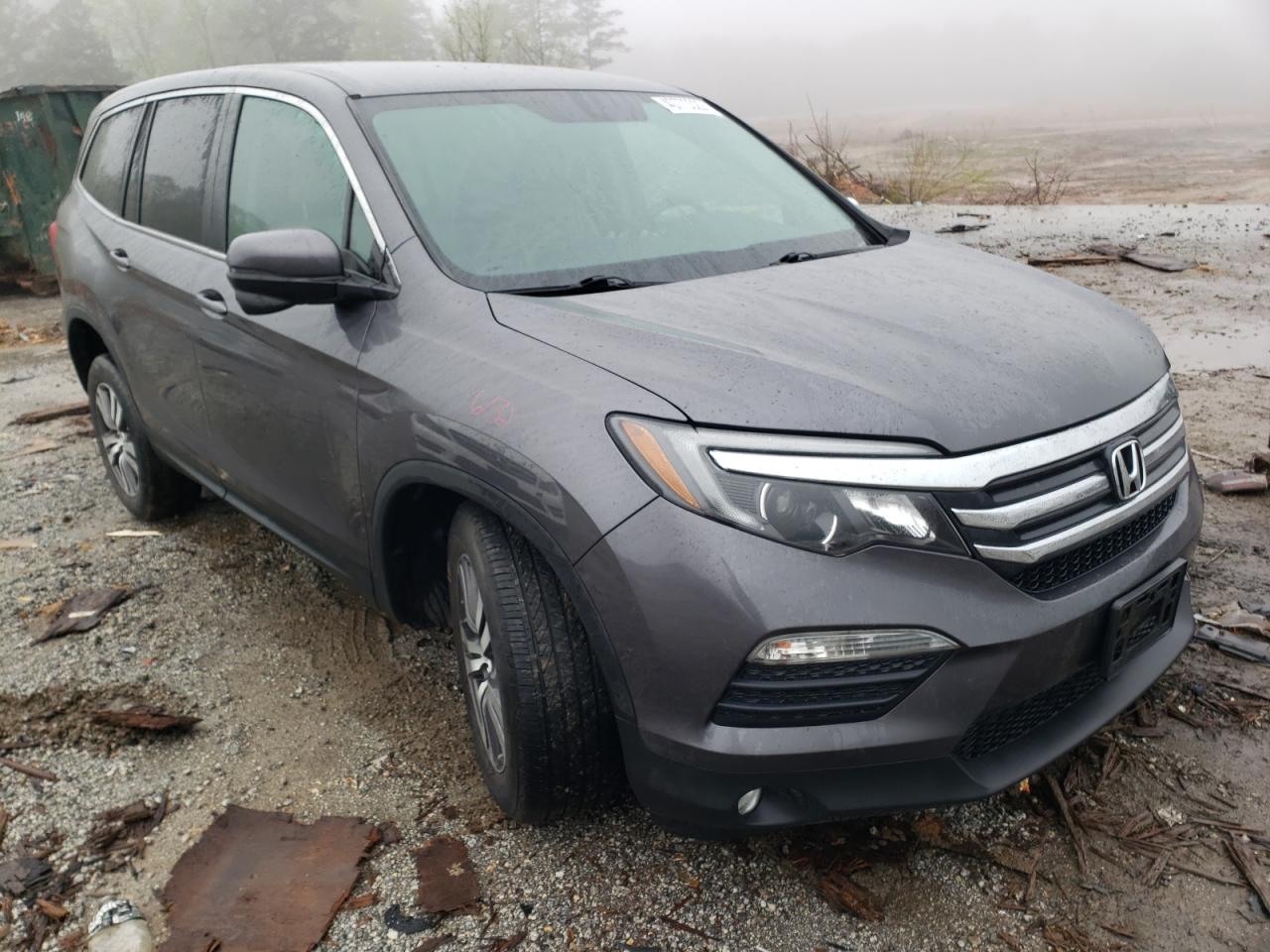 HONDA PILOT EX 2017 مع رقم تعريف المركبة 5FNYF5H3XHB047286 - صورة من المزاد