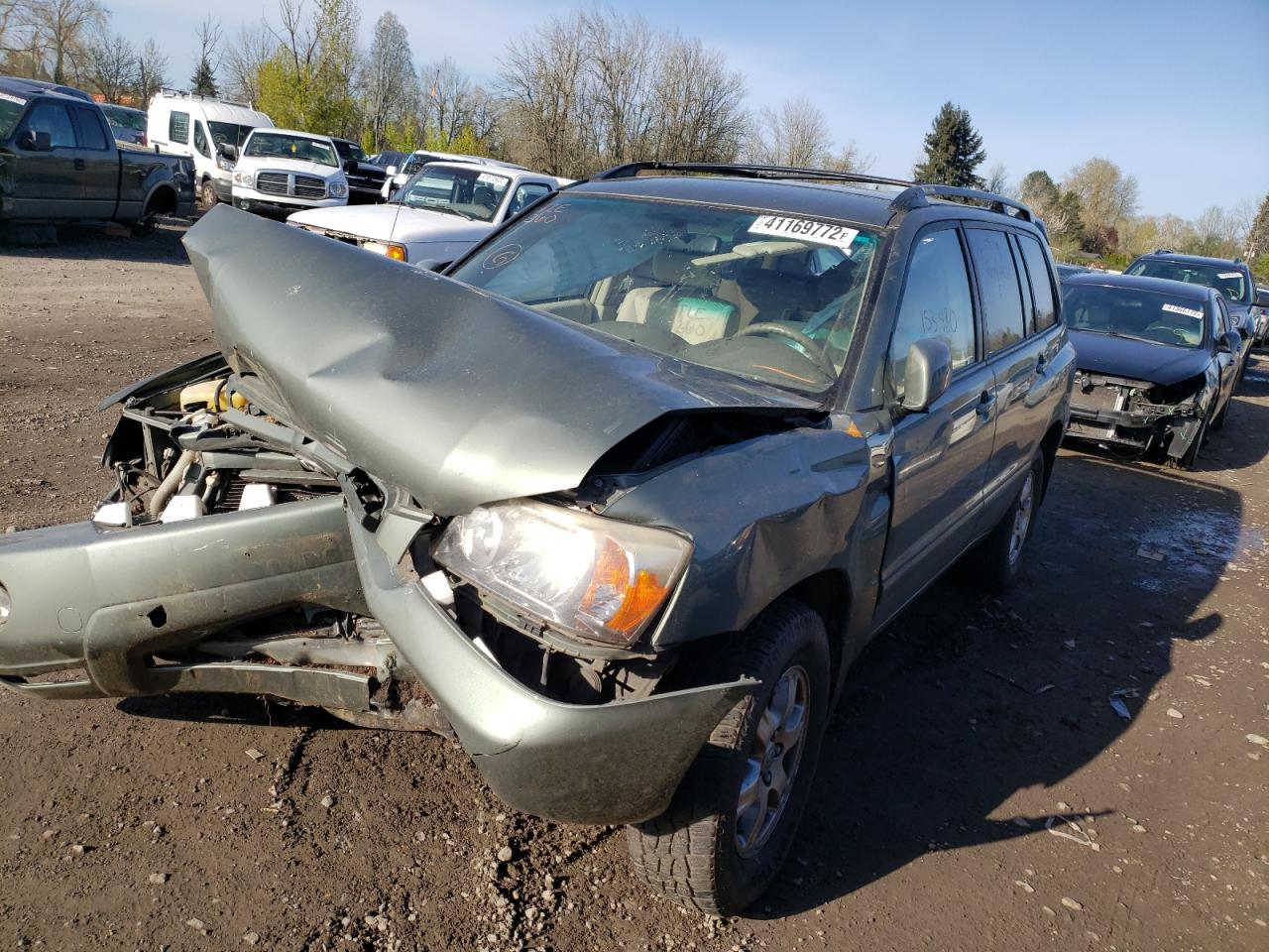 Photo 2 from auction – 2007 TOYOTA HIGHLANDER with VIN JTEHD21AX70047424