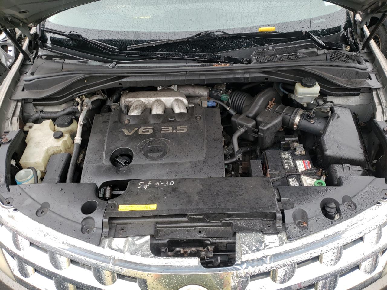 Photo 7 from auction – 2003 NISSAN MURANO SL with VIN JN8AZ08T23W102964