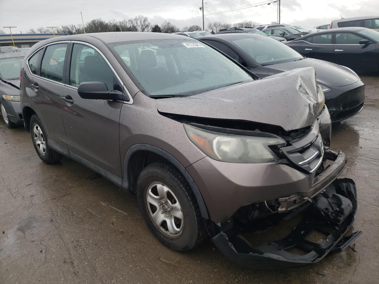 HONDA CR-V LX 2014 with VIN 2HKRM4H33EH643728 - Photo from auction