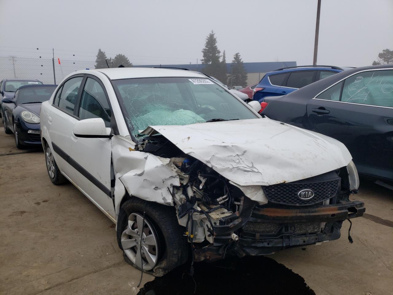 KIA RIO BASE 2009 with VIN KNADE223396471444 - Photo from auction