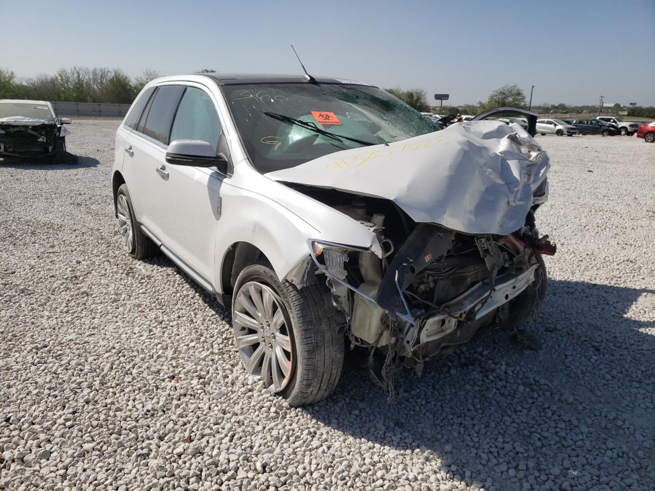 LINCOLN MKX 2013 with VIN 2LMDJ6JK6DBL12958 - Photo from auction