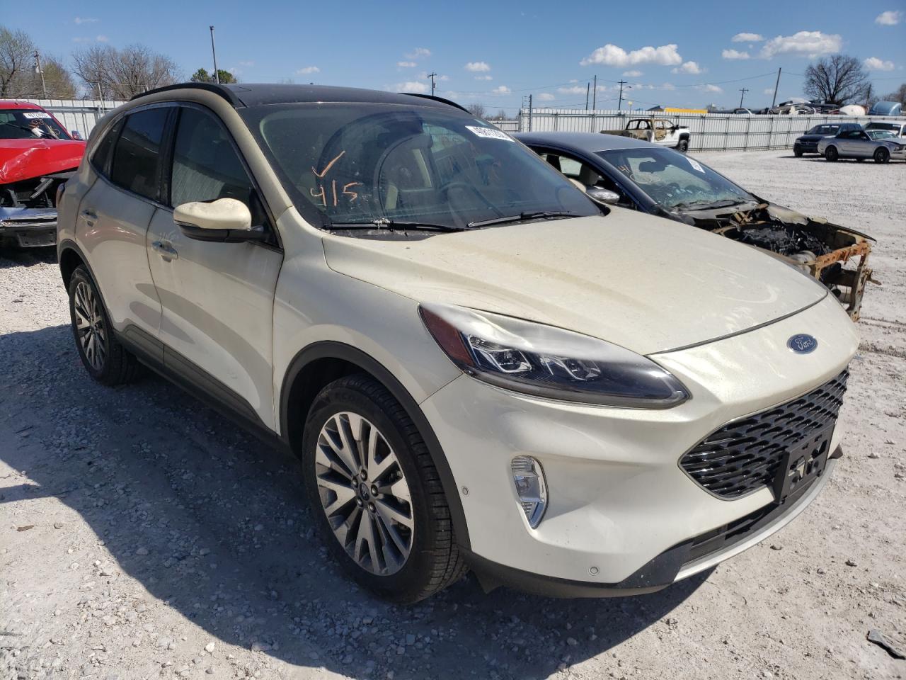 Photo 1 from auction – 2020 FORD ESCAPE TIT with VIN 1FMCU9J94LUB91272