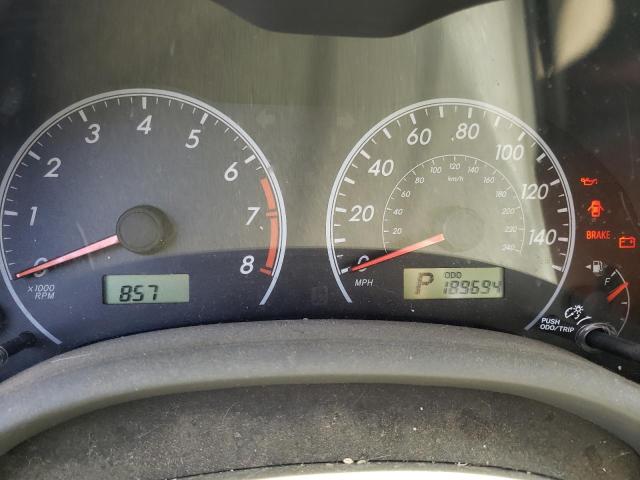 Photo 8 from auction – 2009 TOYOTA COROLLA BA with VIN 2T1BU40E39C169836