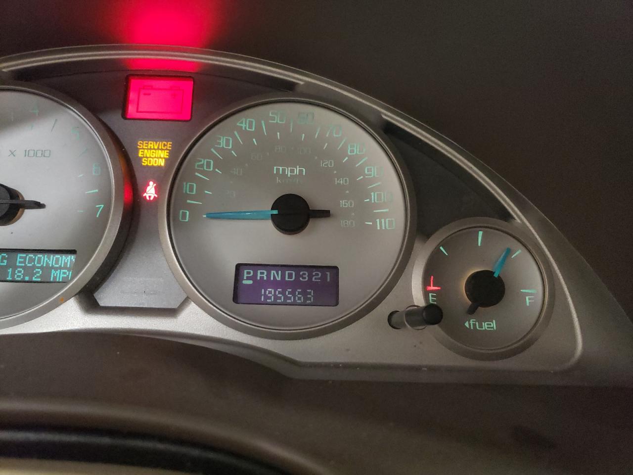 Photo 8 from auction – 2002 BUICK RENDEZVOUS with VIN 3G5DB03E72S532321