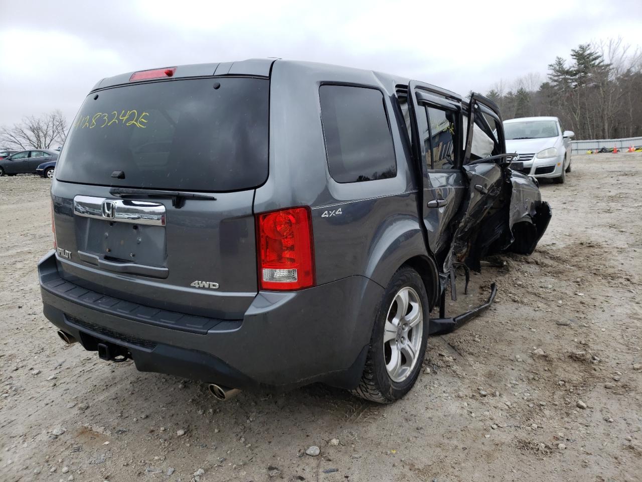 Photo 4 from auction – 2012 HONDA PILOT EXL with VIN 5FNYF4H52CB081808