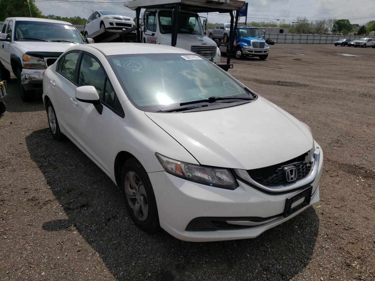 HONDA CIVIC LX 2013 with VIN 2HGFB2F58DH571788 - Photo from auction
