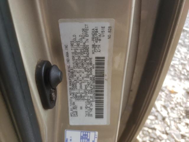 Photo 10 from auction – 2004 TOYOTA SIENNA CE with VIN 5TDZA23C94S166042