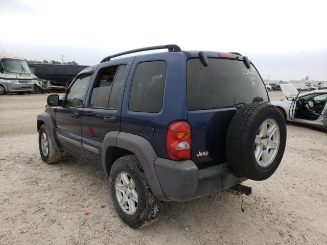 Photo 3 from auction – 2002 JEEP LIBERTY SP with VIN 1J4GK48K72W129756