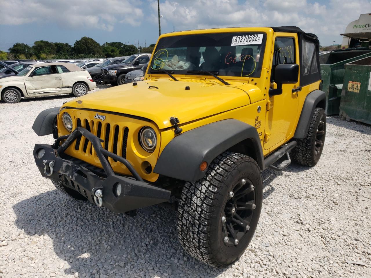 Photo 2 from auction – 2015 JEEP WRANGLER S with VIN 1C4AJWAG2FL618038