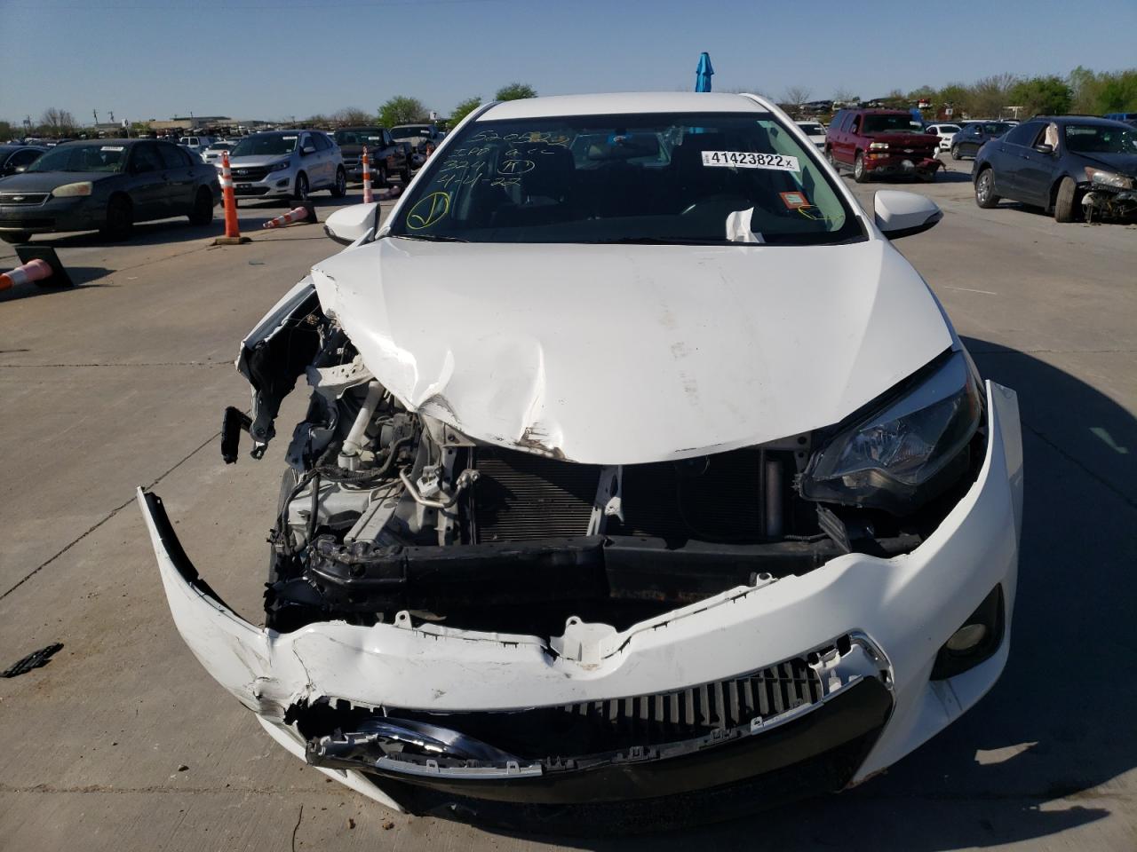 Photo 9 from auction – 2014 TOYOTA COROLLA L with VIN 5YFBURHE6EP171169
