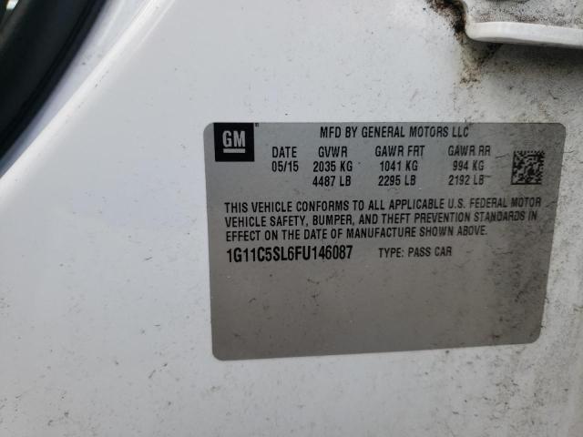 Photo 10 from auction – 2015 CHEVROLET MALIBU 1LT with VIN 1G11C5SL6FU146087