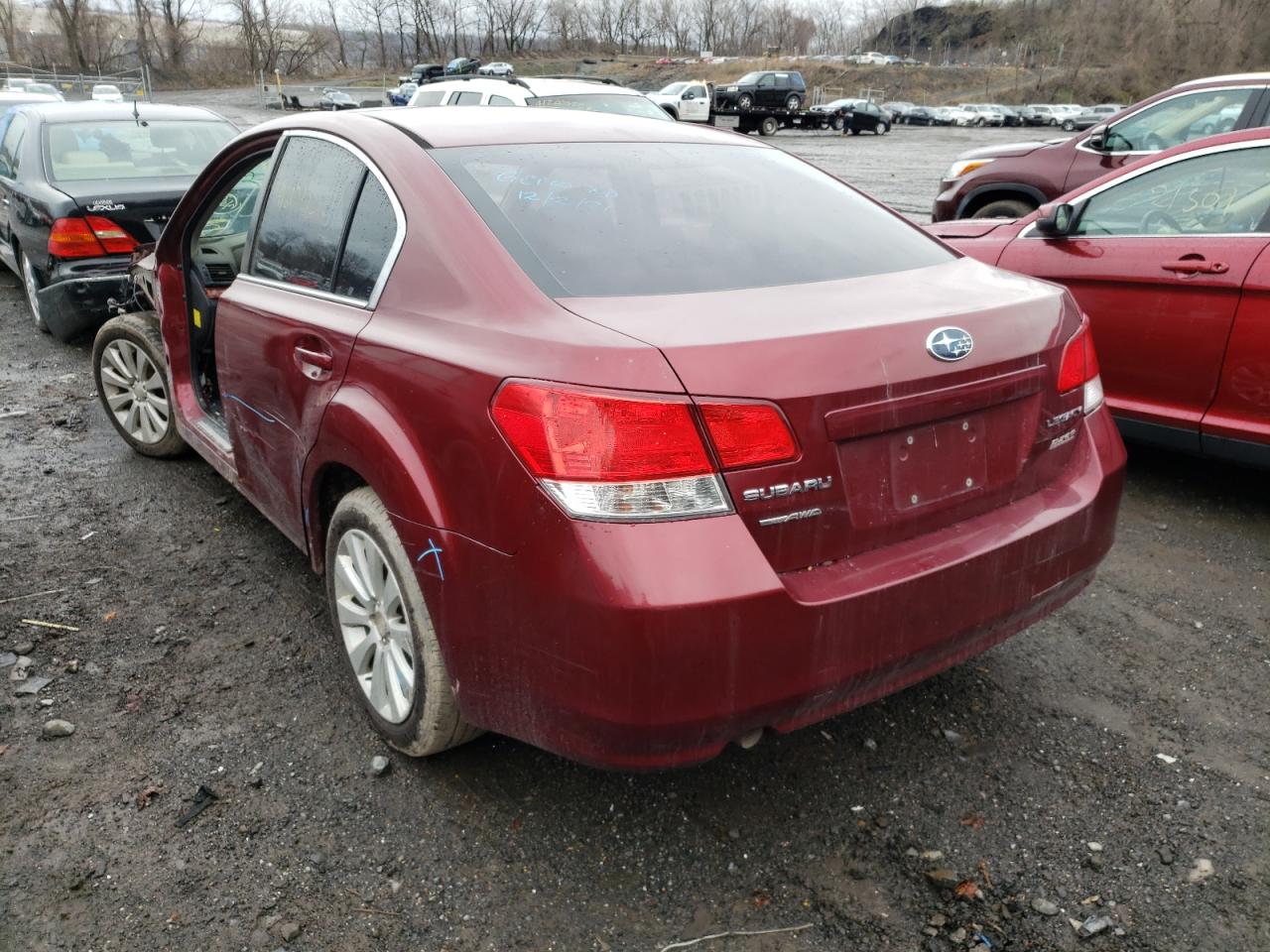 Photo 3 from auction – 2010 SUBARU LEGACY 2.5 with VIN 4S3BMBK67A3238227