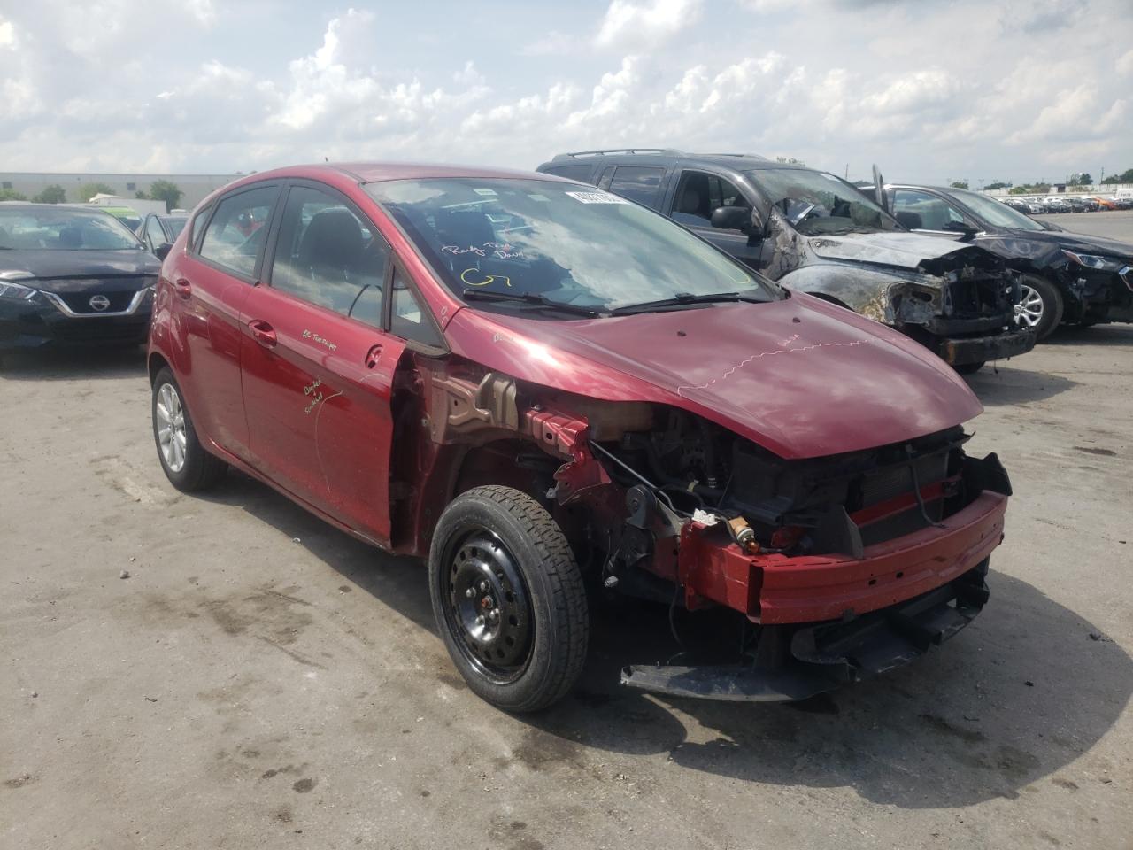 FORD FIESTA SE 2013 with VIN 3FADP4EJ9DM192372 - Photo from auction