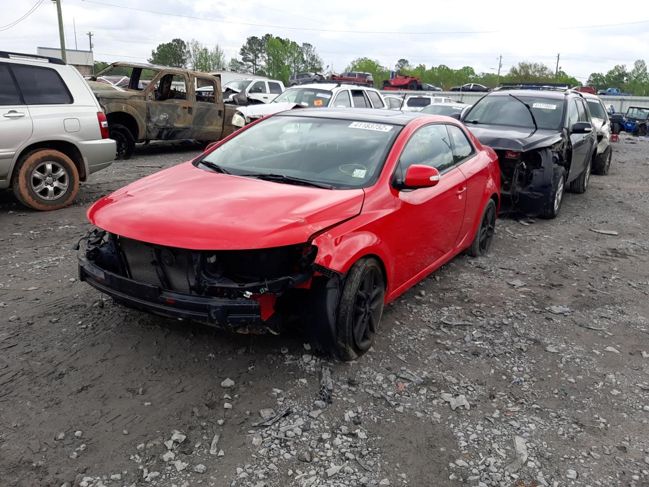 Photo 2 from auction – 2010 KIA FORTE SX with VIN KNAFW6A3XA5121799