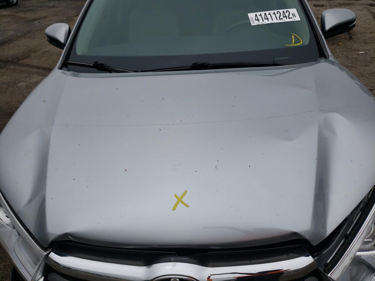 Photo 7 from auction – 2016 TOYOTA HIGHLANDER with VIN 5TDKKRFH5GS501218