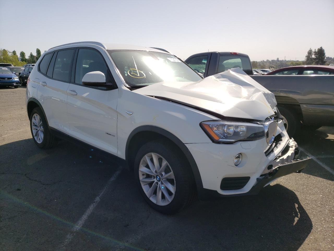 BMW X3 XDRIVE2 2016 with VIN 5UXWX9C58G0D71761 - Photo from auction