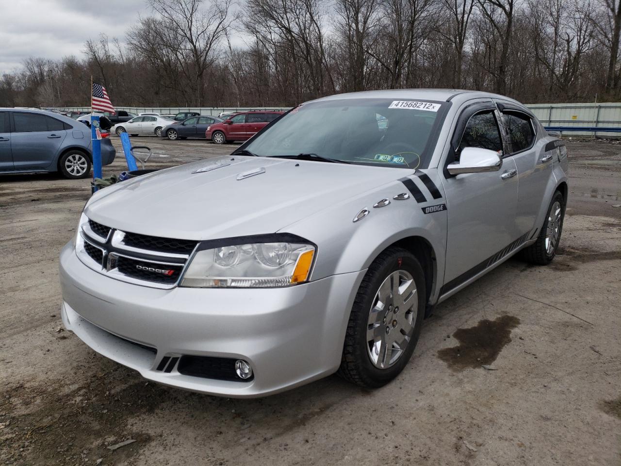 Photo 2 from auction – 2012 DODGE AVENGER SE with VIN 1C3CDZAB7CN224996