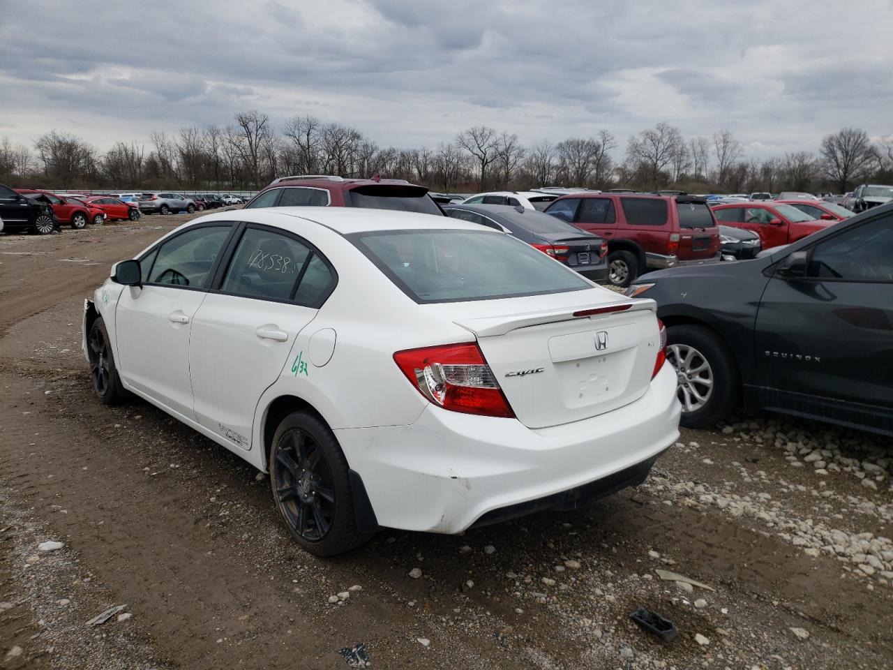 Photo 3 from auction – 2012 HONDA CIVIC SI with VIN 2HGFB6E55CH705583