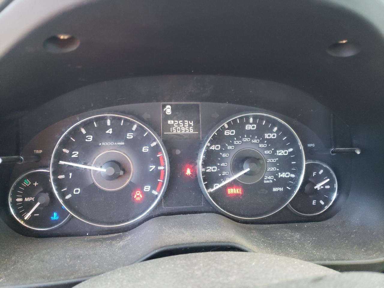Photo 8 from auction – 2011 SUBARU LEGACY 2.5 with VIN 4S3BMAA66B1216423