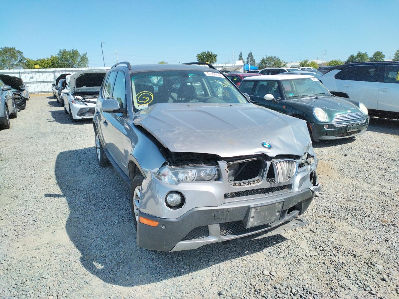BMW X3 XDRIVE3 2009 with VIN WBXPC93489WE79180 - Photo from auction