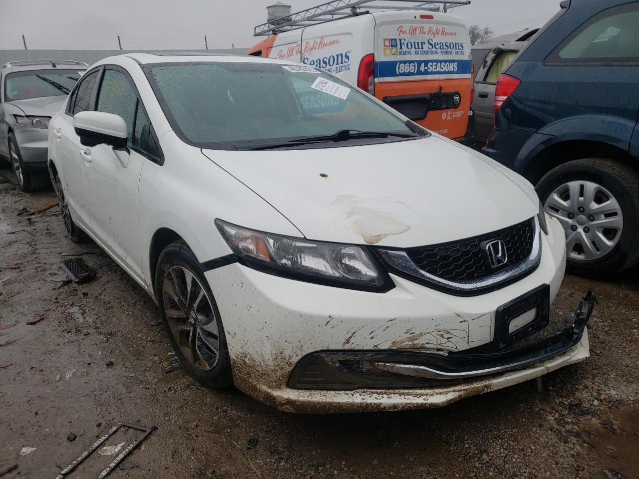 Фото 1 с аукциона – 2014 HONDA CIVIC EX с VIN 19XFB2F8XEE028187