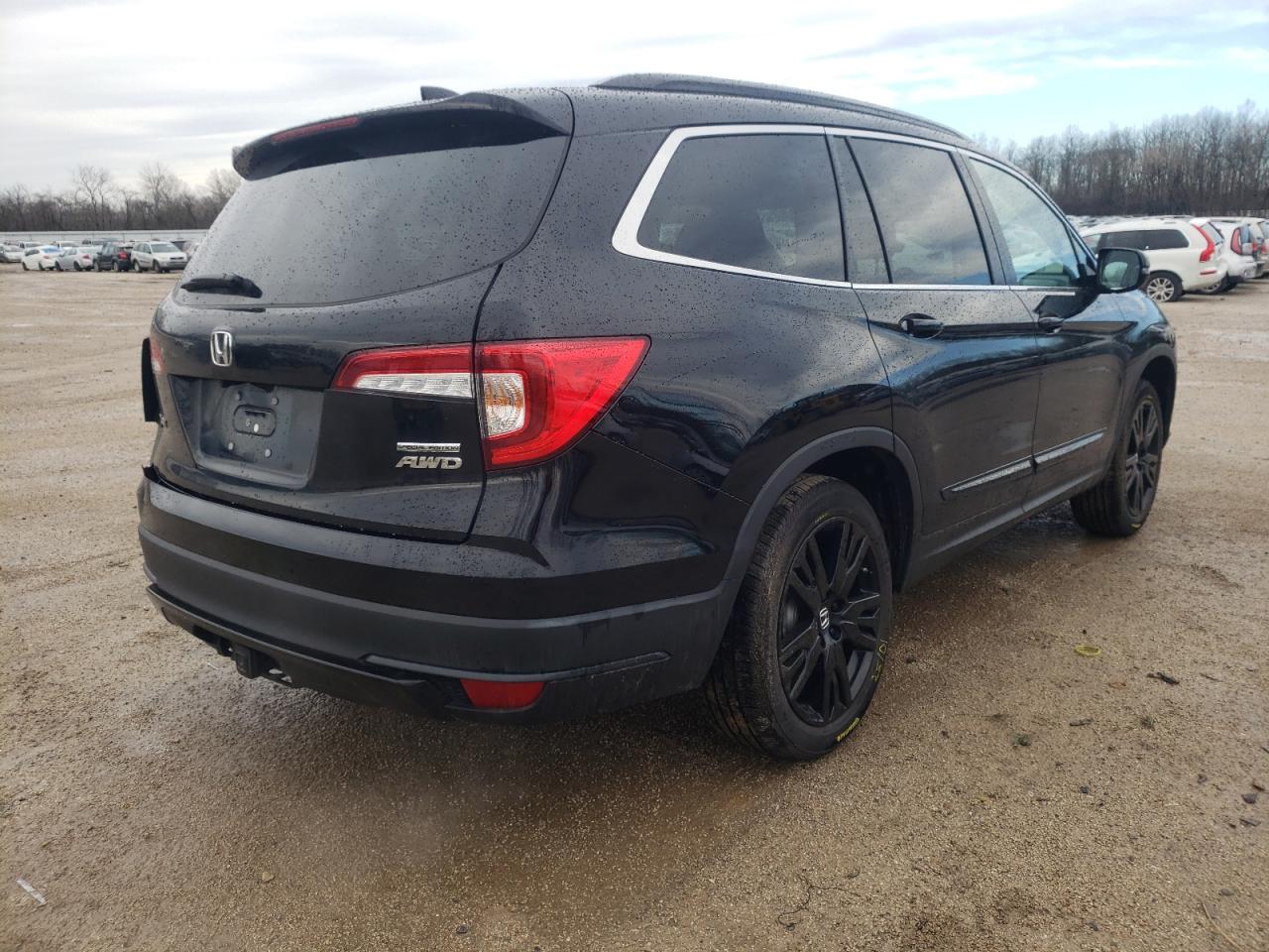Photo 4 from auction – 2021 HONDA PILOT SE with VIN 5FNYF6H24MB010113