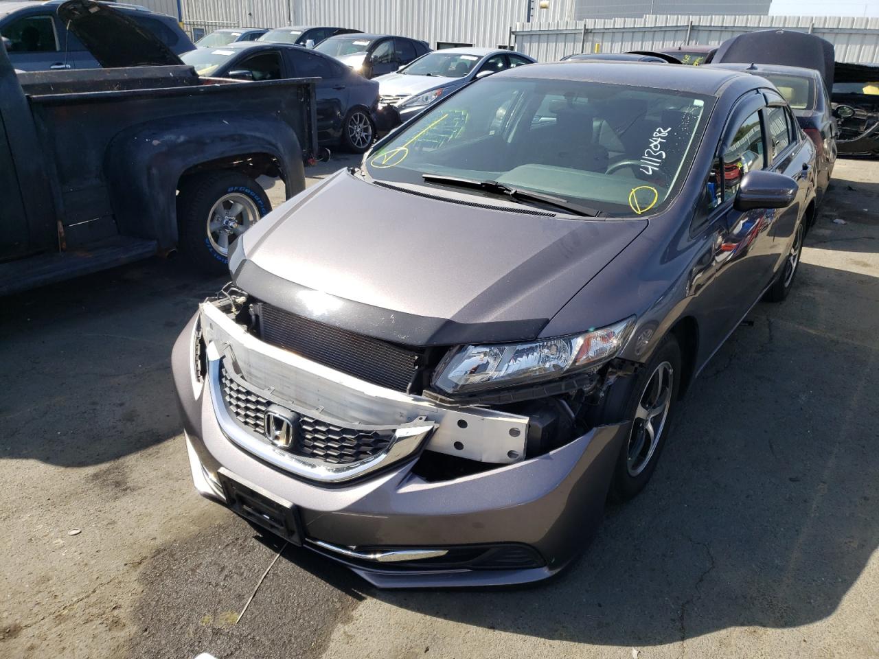 Photo 2 from auction – 2015 HONDA CIVIC with VIN 19XFB2F75FE296234