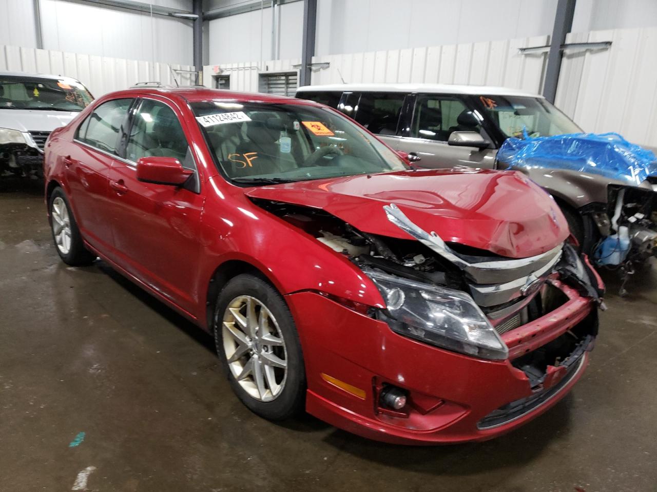 FORD FUSION SEL 2012 with VIN 3FAHP0JA2CR320422 - Photo from auction