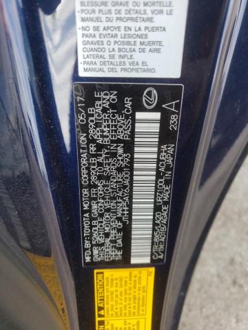 Photo 10 from auction – 2018 LEXUS LC 500 with VIN JTHHP5AY6JA001793