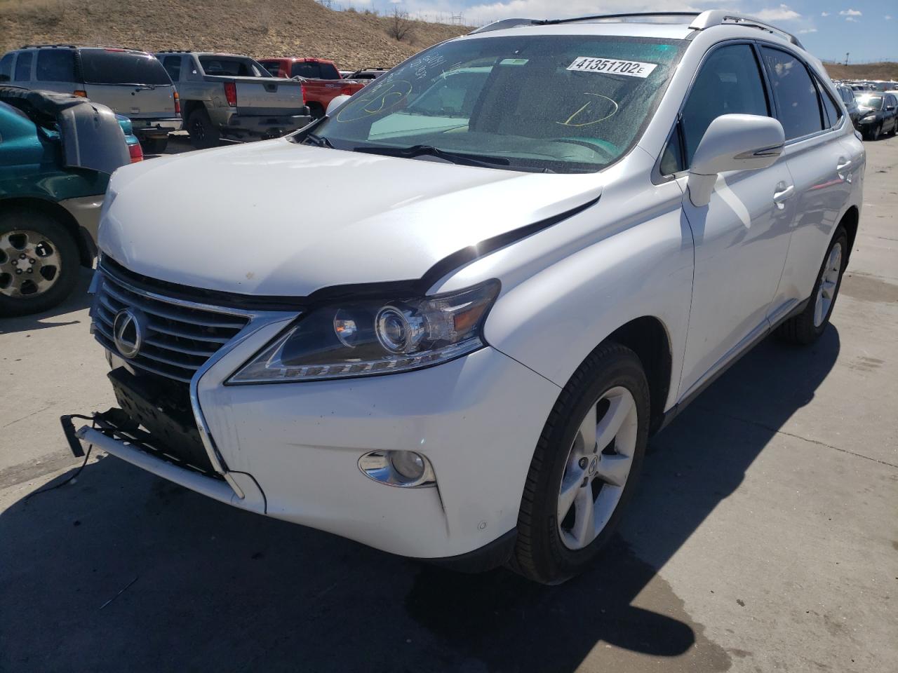 Photo 2 from auction – 2014 LEXUS RX 350 BAS with VIN 2T2BK1BA9EC226061