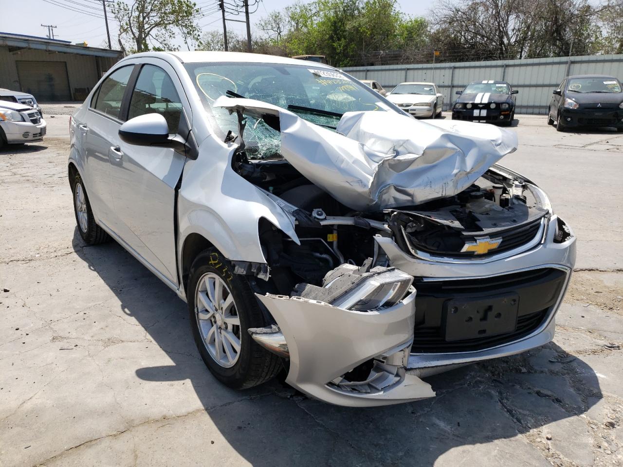 CHEVROLET SONIC LT 2017 with VIN 1G1JD5SH8H4148841 - Photo from auction