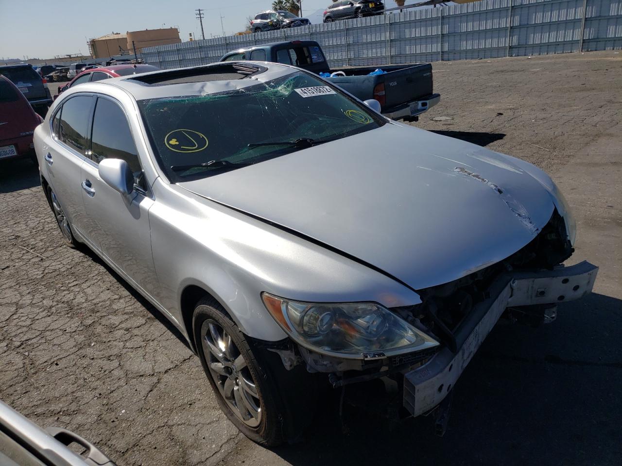 LEXUS LS 460L 2007 with VIN JTHGL46F375009795 - Photo from auction
