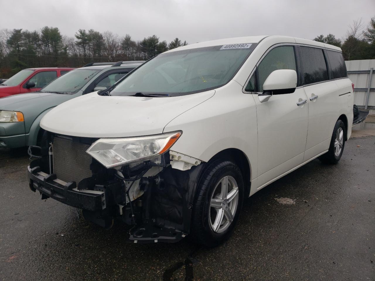 Photo 2 from auction – 2011 NISSAN QUEST S with VIN JN8AE2KP2B9013234